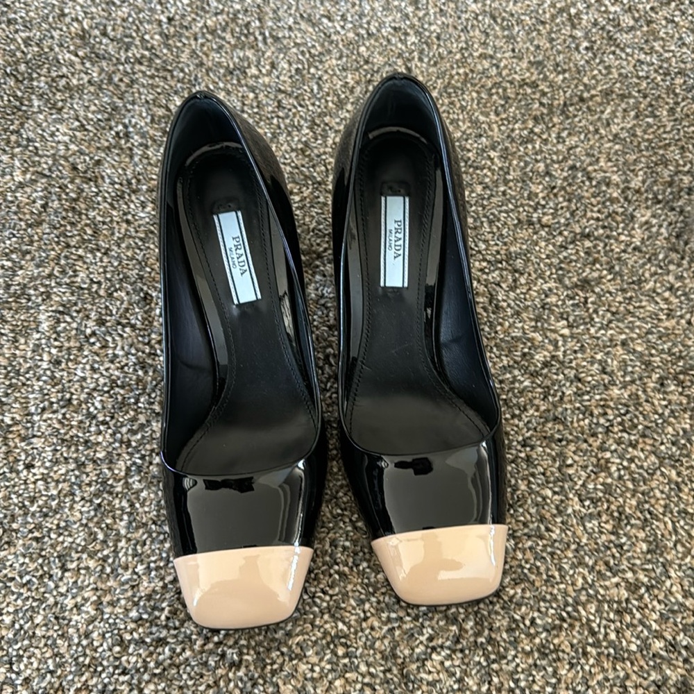 Prada chunky heels